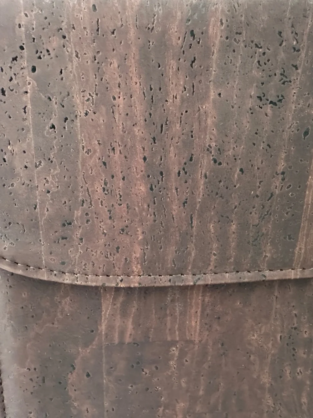 Genuine Portugues Cork Briefcase - Dark Brown
